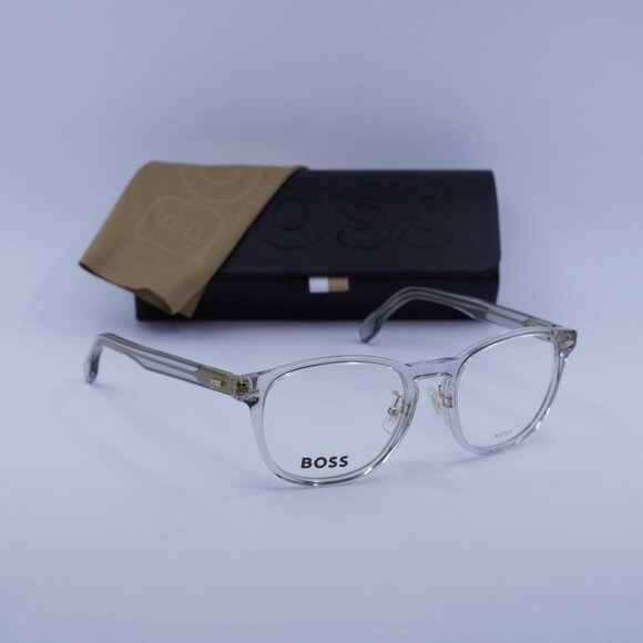 Hugo BOSS 1479/F 0KB7 00 Round Eyeglasses 52mm – Transparent Grey - Picture 4 of 10